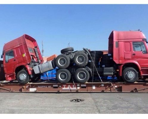 Đường đến cửa xe tải vận chuyển hàng hóa quốc tế